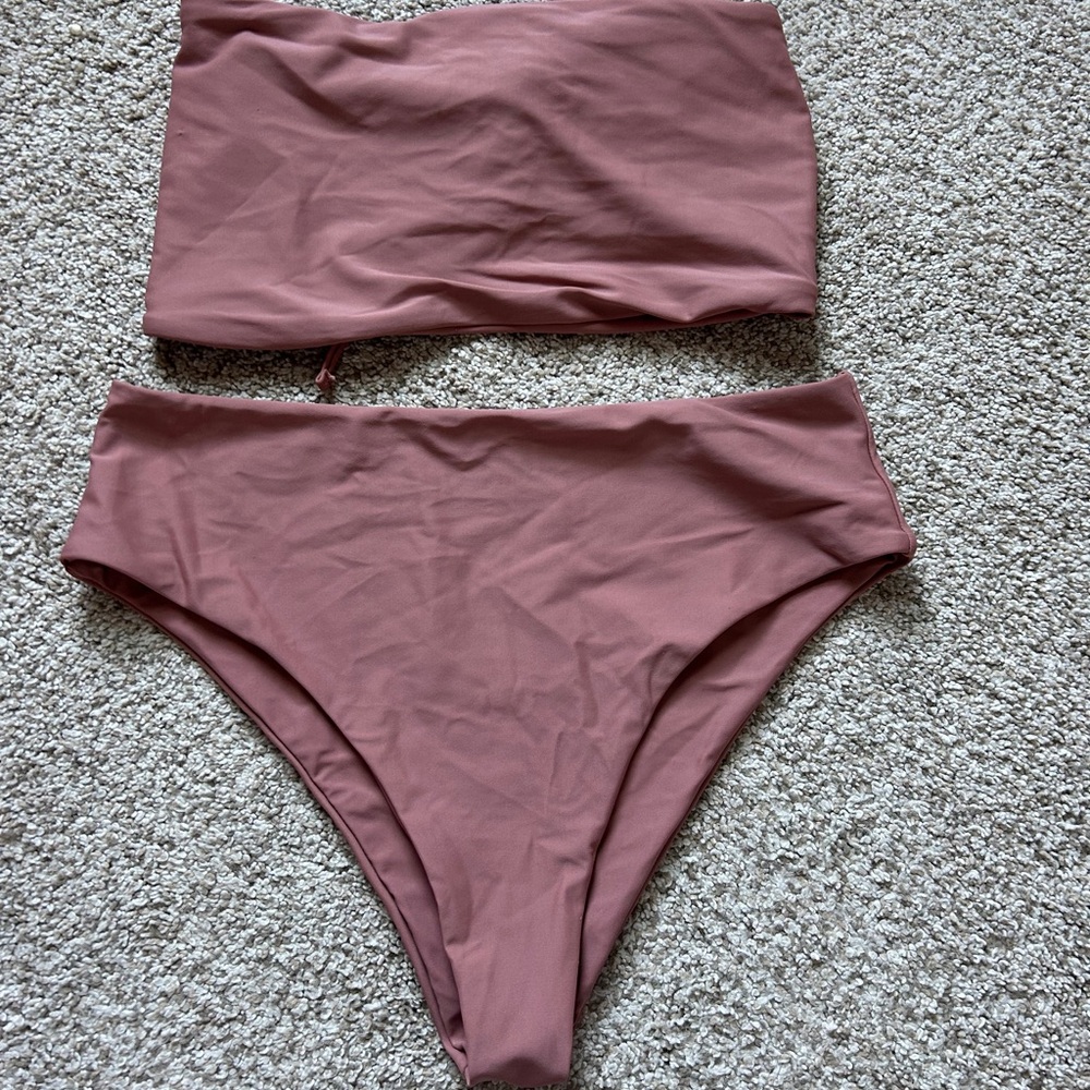 Pink Two-Piece Swimsuit
